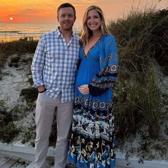 FARM Rio Blue Ainika Tiles Maxi Dress - Picture 2 of 16